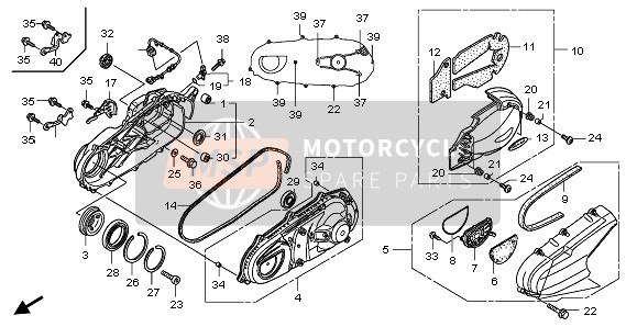 Honda FJS400D 2009 SCHWINGE für ein 2009 Honda FJS400D